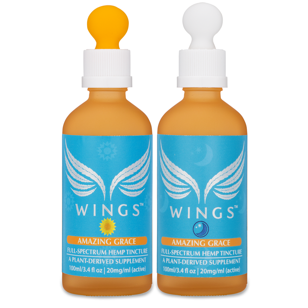 Set of full-spectrum hemp extract tincture