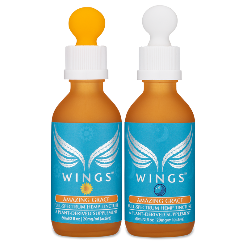 Set of full-spectrum hemp extract tincture