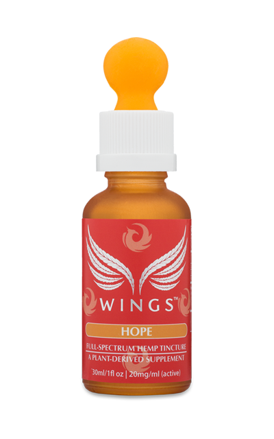 full-spectrum hemp extract tincture for addiction or dependency